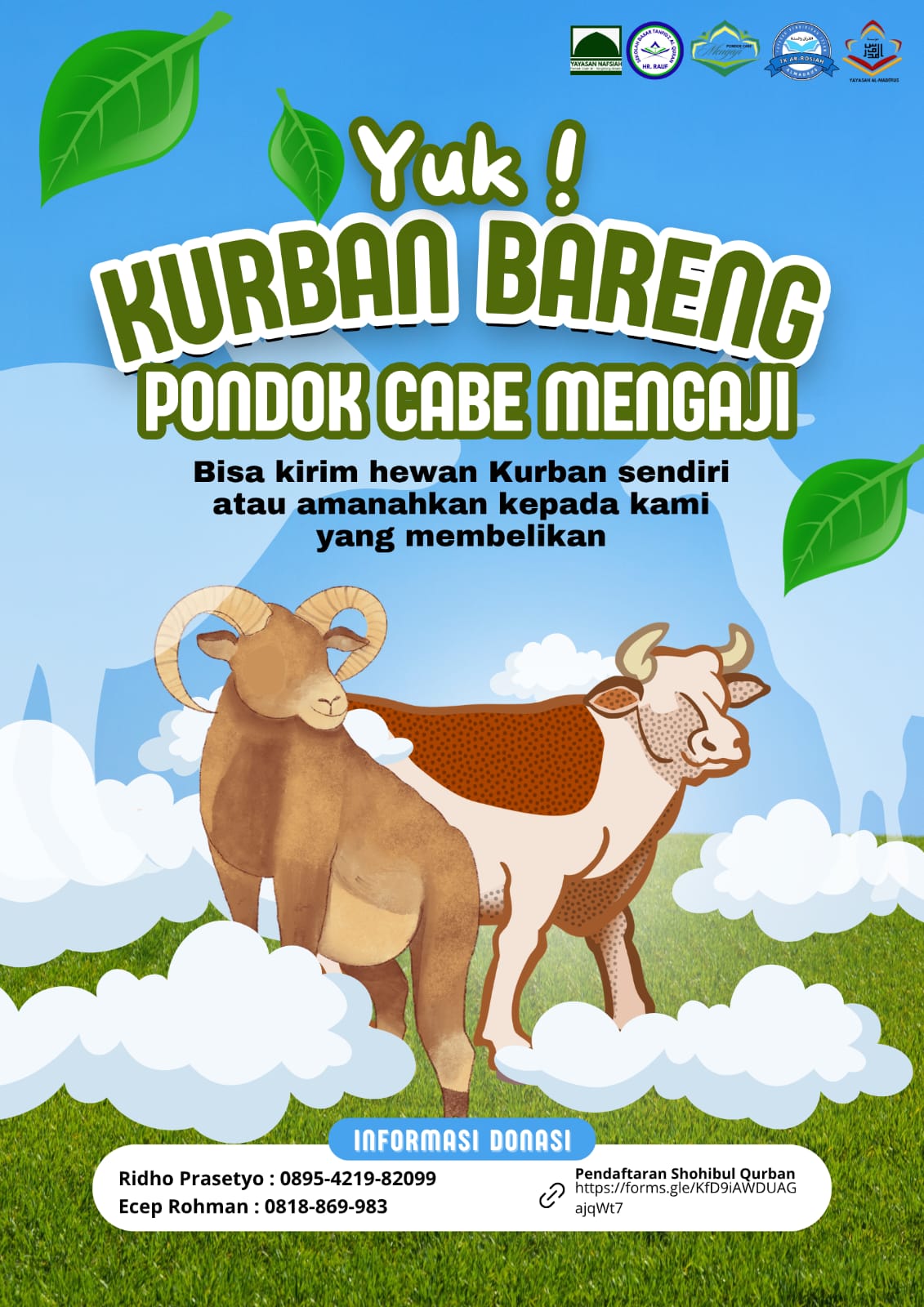 Qurban Bersama keluarga HR.RAUF
