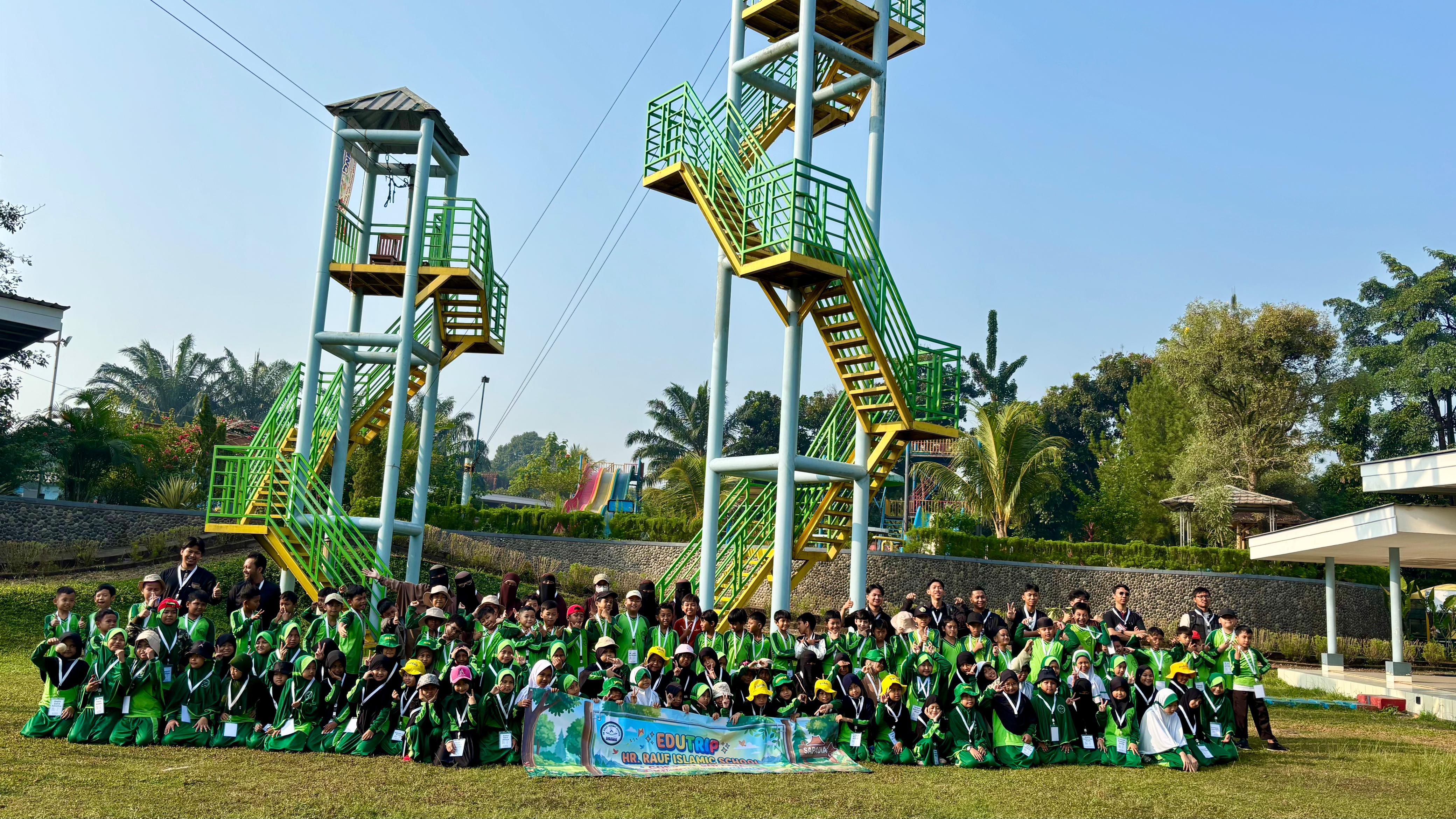 “Serunya Edu Trip HR Rauf di Sapadia Outbound: Belajar, Bermain, dan Mengembangkan Karakter”